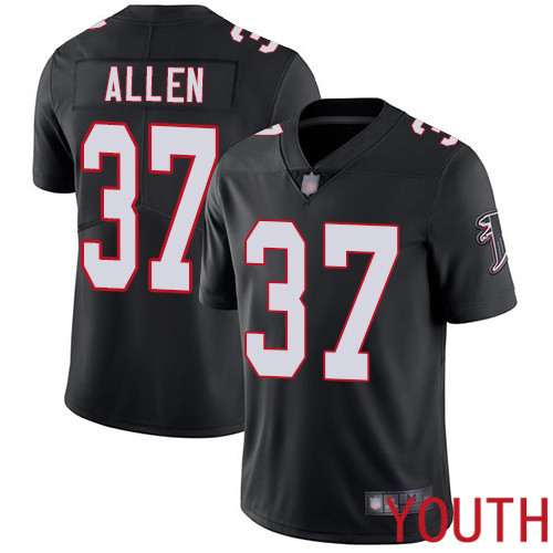 Atlanta Falcons Limited Black Youth Ricardo Allen Alternate Jersey NFL Football #37 Vapor Untouchable->youth nfl jersey->Youth Jersey